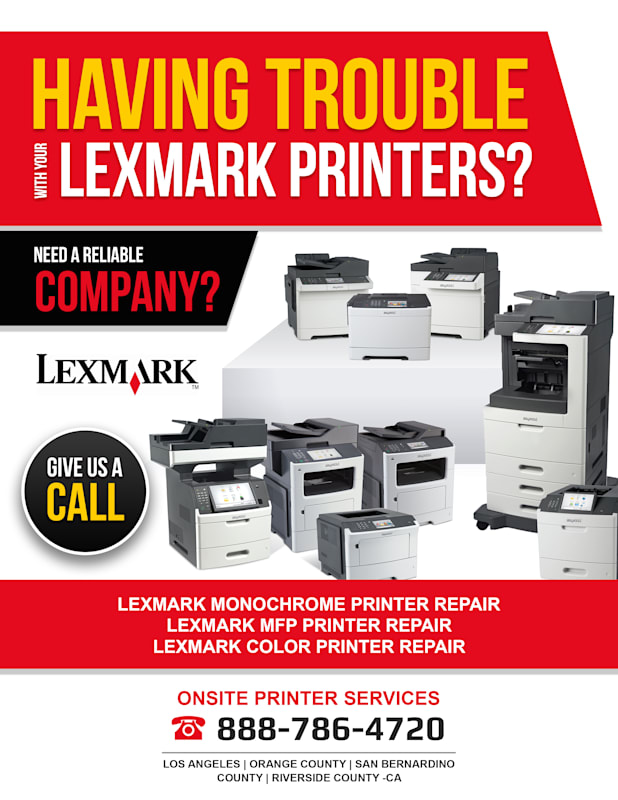 Printer Repair & Services Los Angeles | Orange County | San Bernardino County | Riverside County | Ventura County - Ca | Onsite Printer